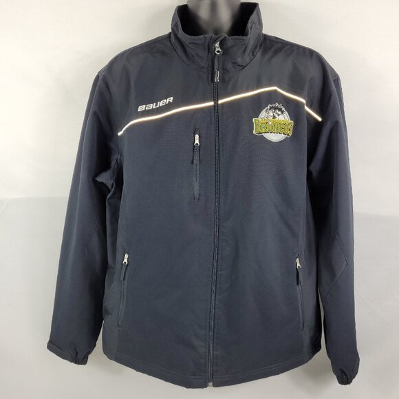 Humbolt Broncos Junior Hockey Full-Zip Bauer Lined Jacket Mens size Large - Picture 1 of 4